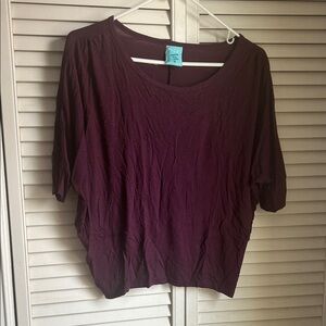 h.i.p. Deep Purple Short Sleeve Top